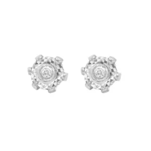 .01 TW Diamond Earrings (4mm Set)