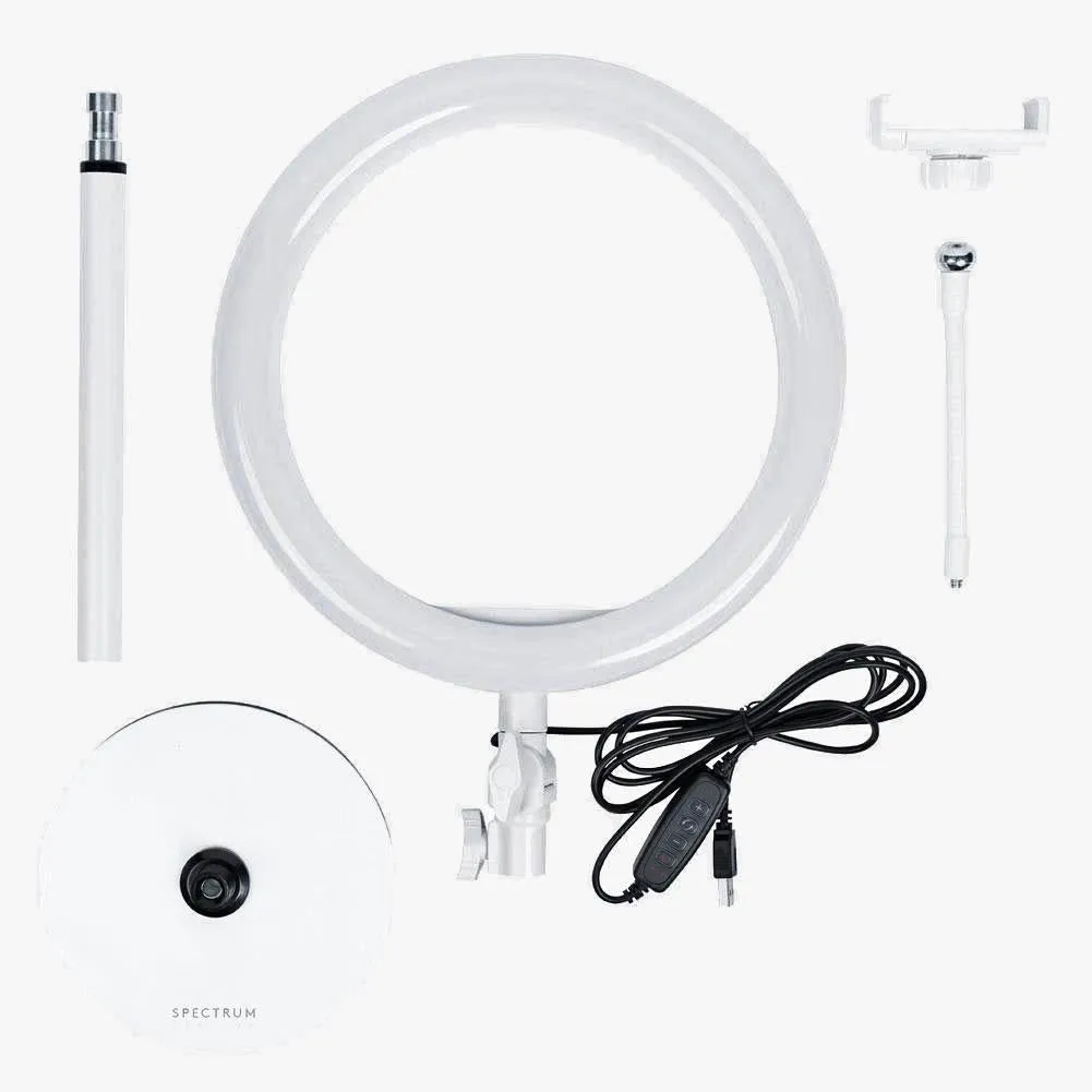 10" White LED Desk Ring Light - Opaluxe