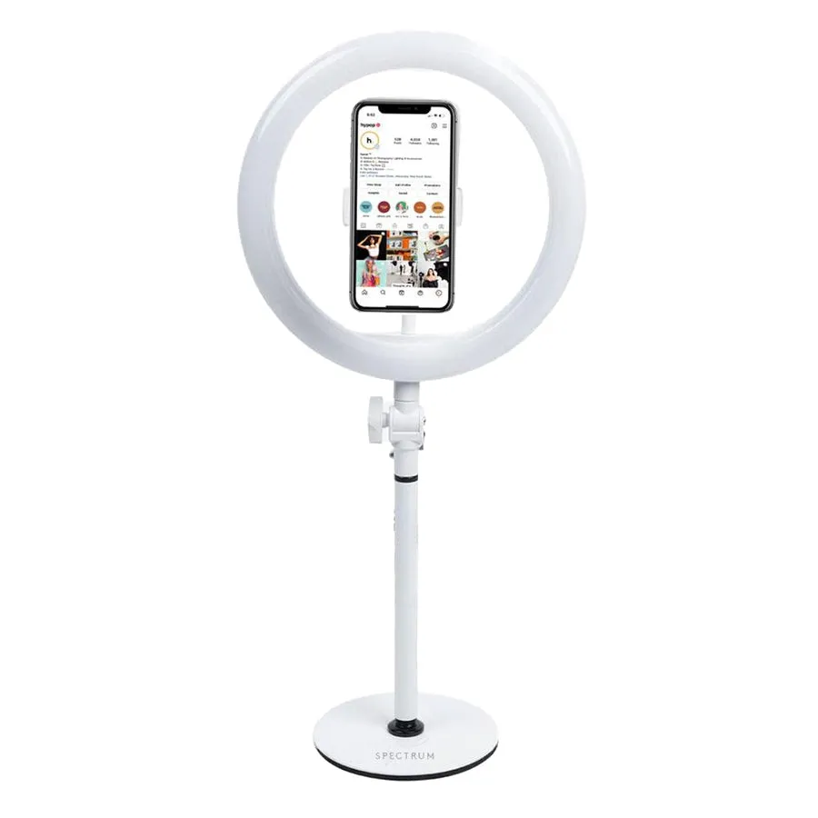 10" White LED Desk Ring Light - Opaluxe