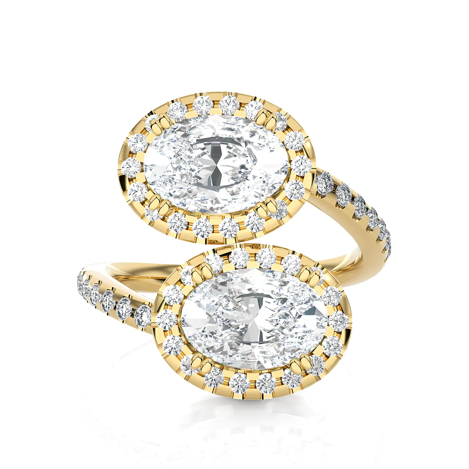 3 5/8 ctw Oval Lab Grown Diamond Ring