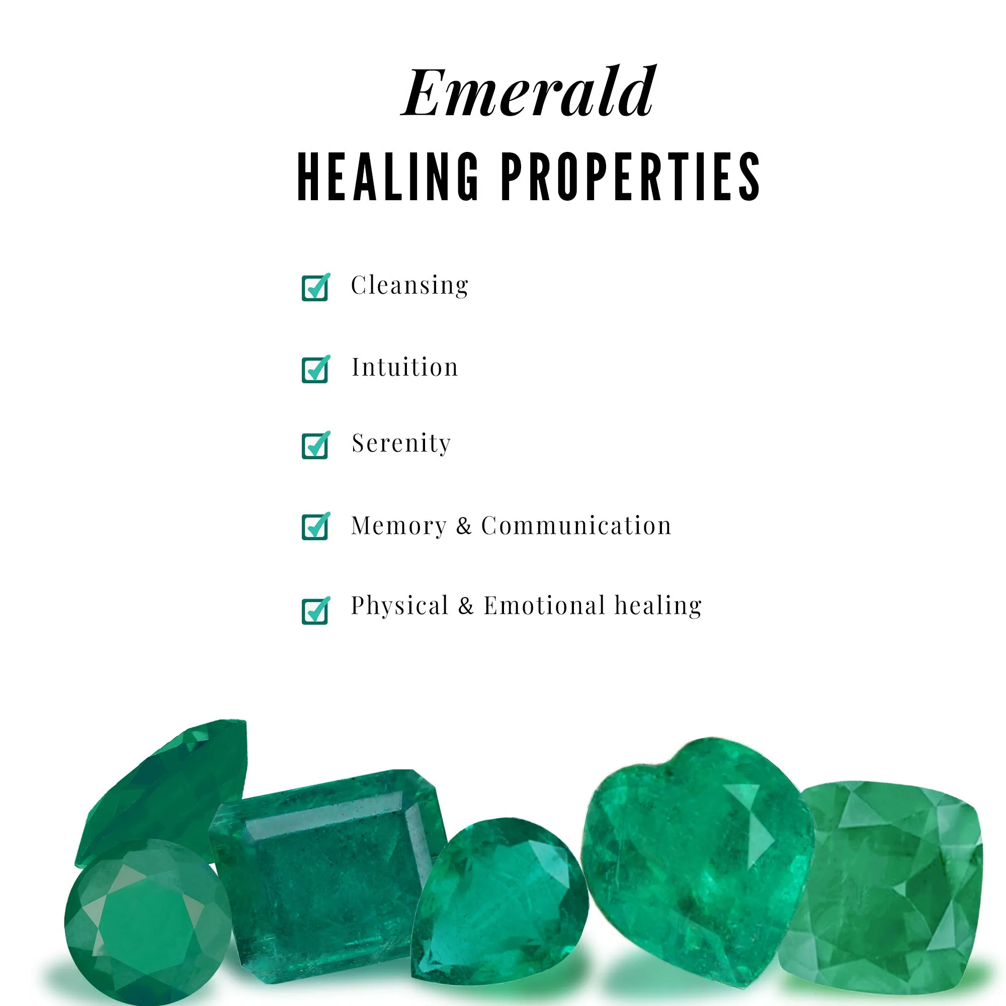 3/4 CT Round Cut Emerald Half Eternity Ring for Women