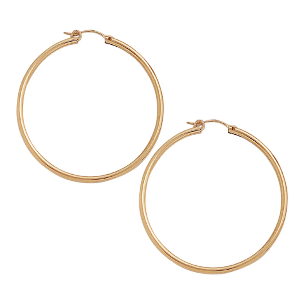 50mm Gold Filled Hoops