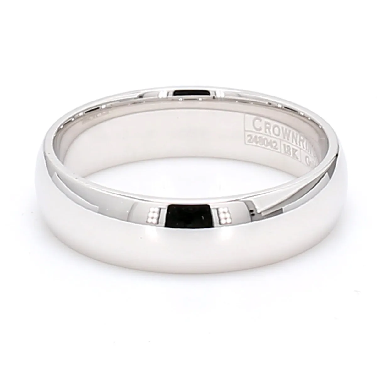 6mm 18k Gold Wedding Band