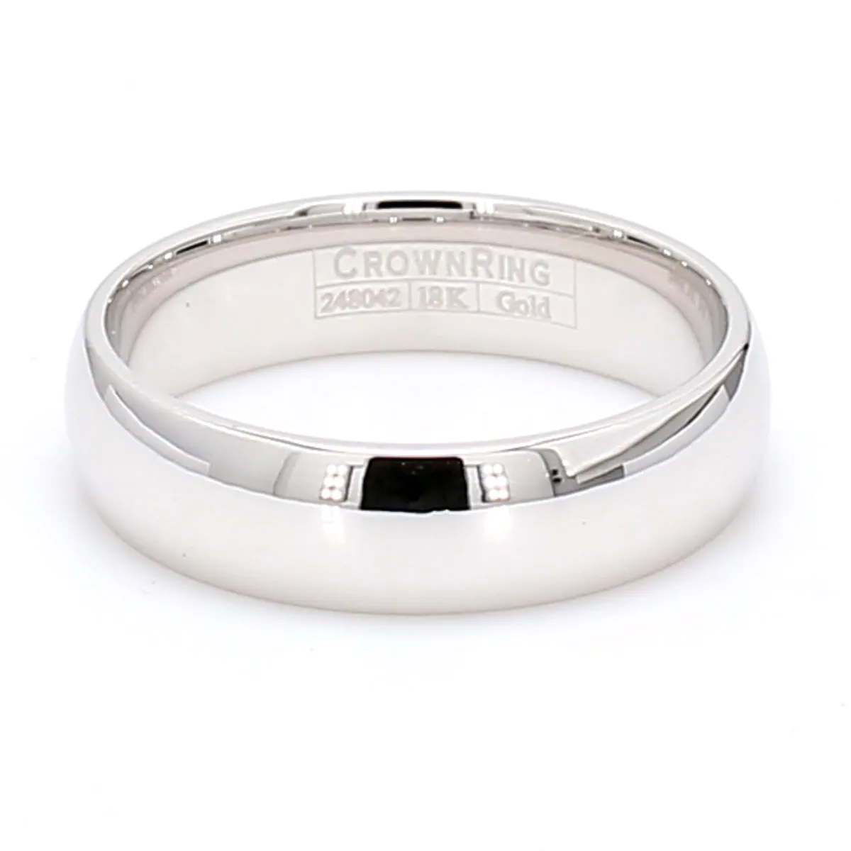 6mm 18k Gold Wedding Band
