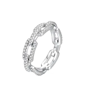 A&A Imani 925 Sterling Silver Chain Ring