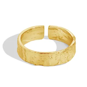 Adjustable Textured Sicily Ring