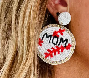 Baseball Mom Earrings