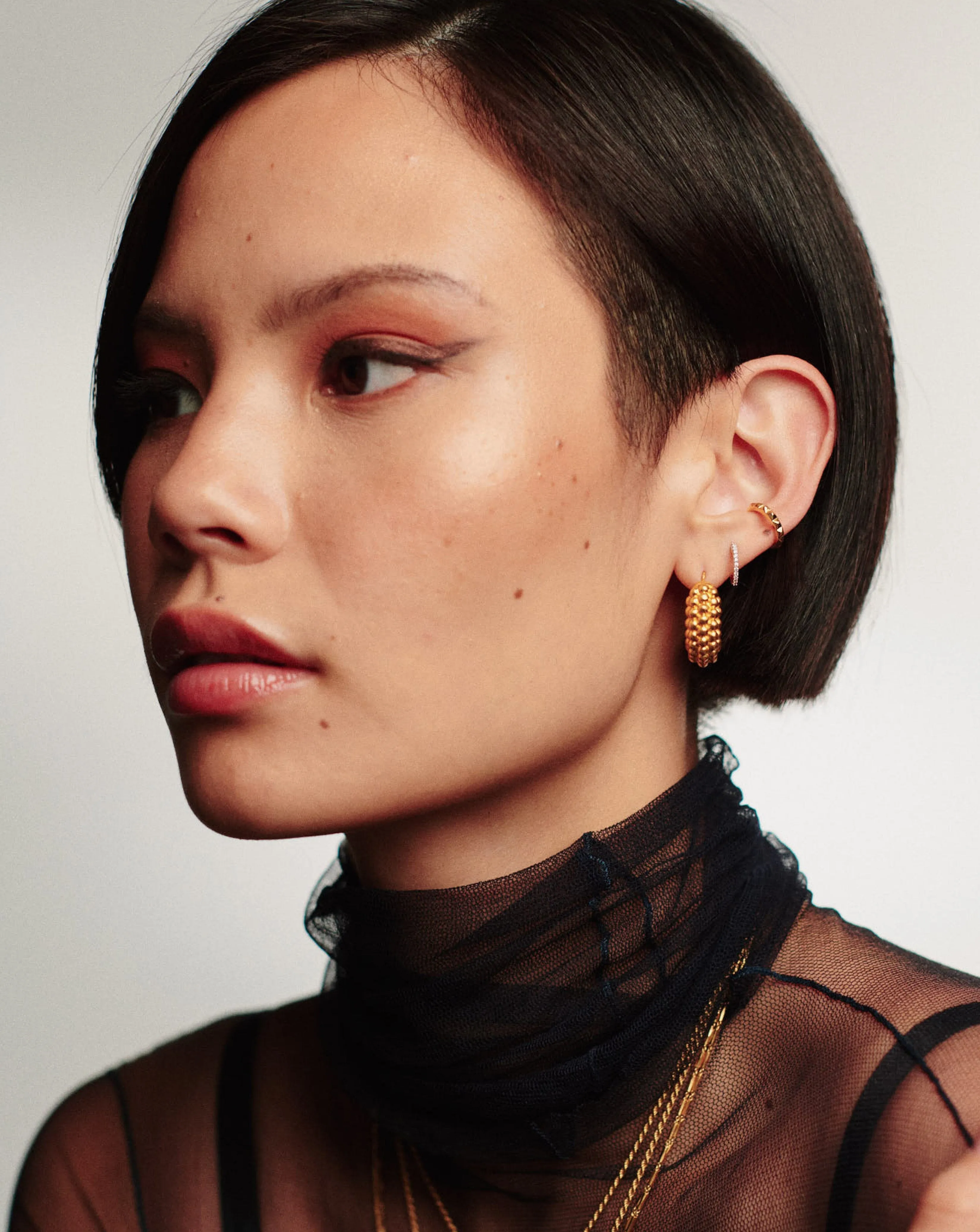 Baya Hoop Earrings | 18k Gold Plated