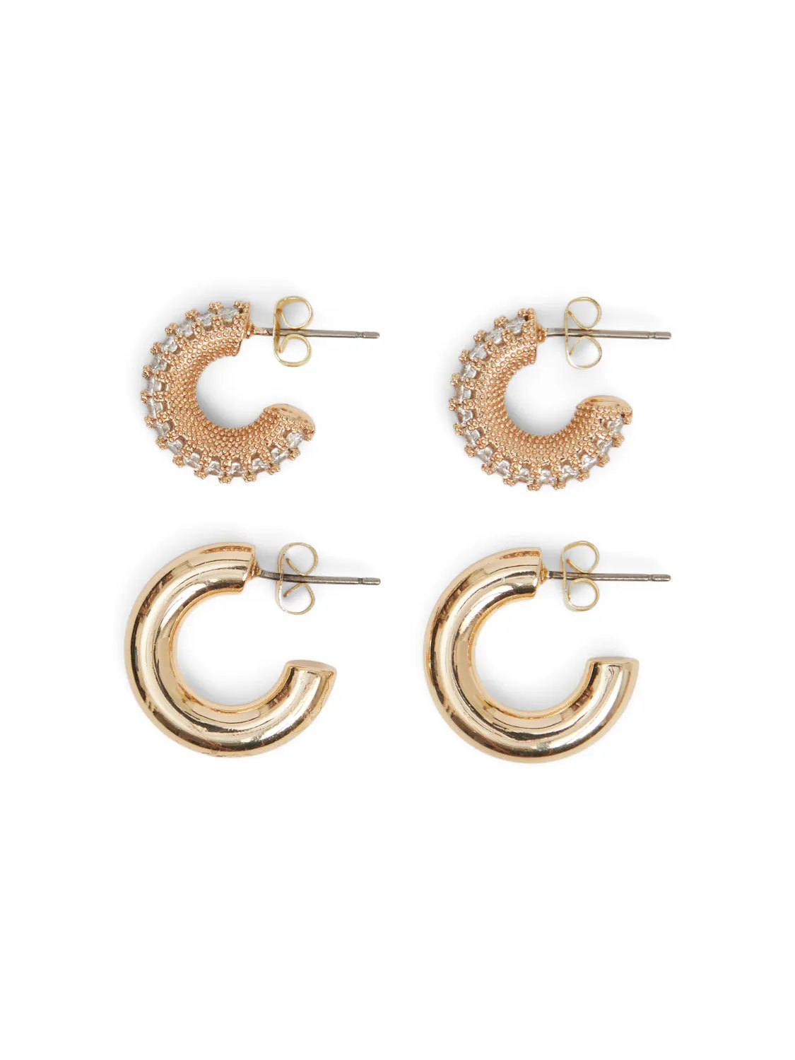 Bettyann 2 Pack Hoop Earring (Gold)