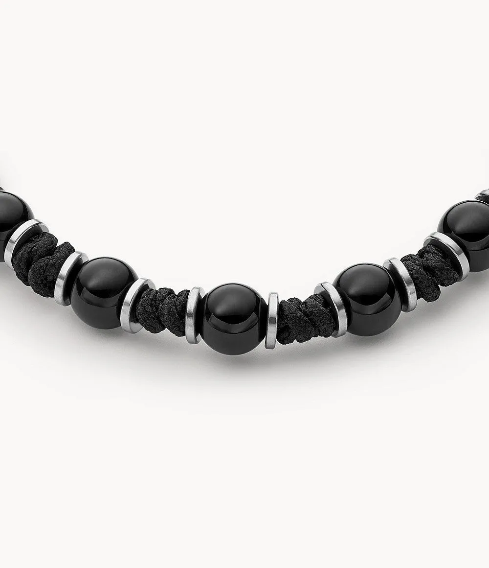 Black Onyx Beaded Bracelet
