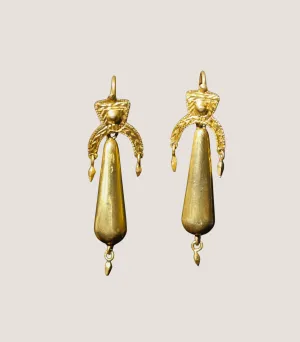 Bumbolya Ivatan Gold Eardrops