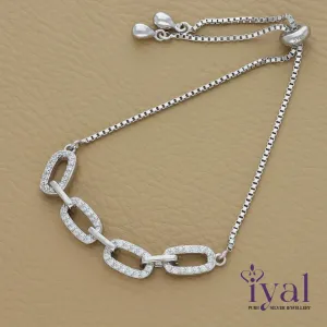 Charming Link Silver Bracelet