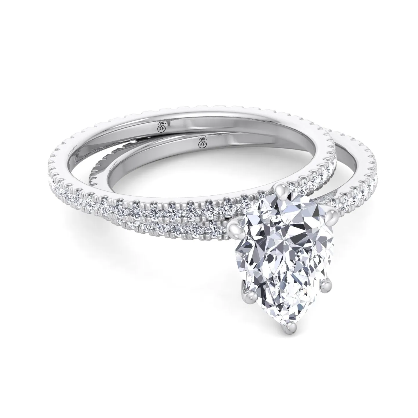 Cozumel - Pave Wedding Band (0.16 CT)