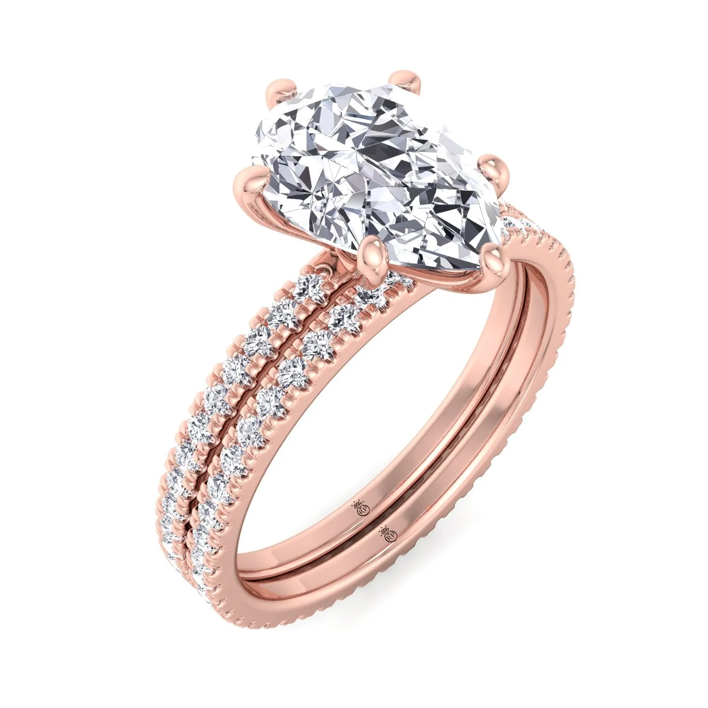Cozumel - Pave Wedding Band (0.16 CT)