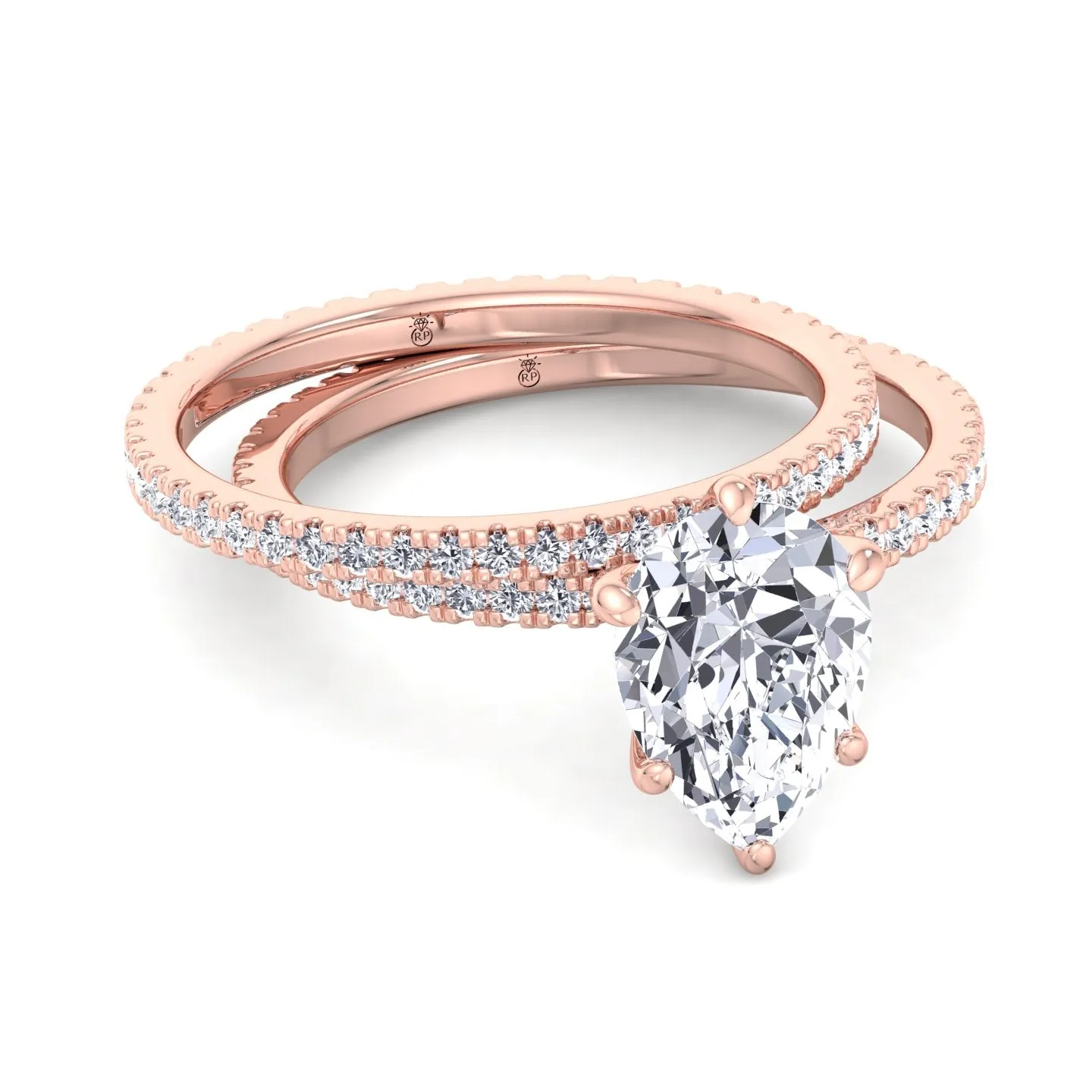 Cozumel - Pave Wedding Band (0.16 CT)