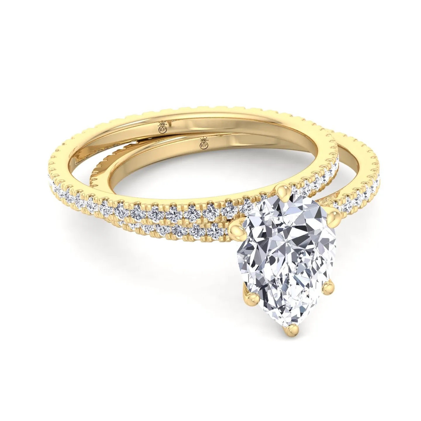 Cozumel - Pave Wedding Band (0.16 CT)
