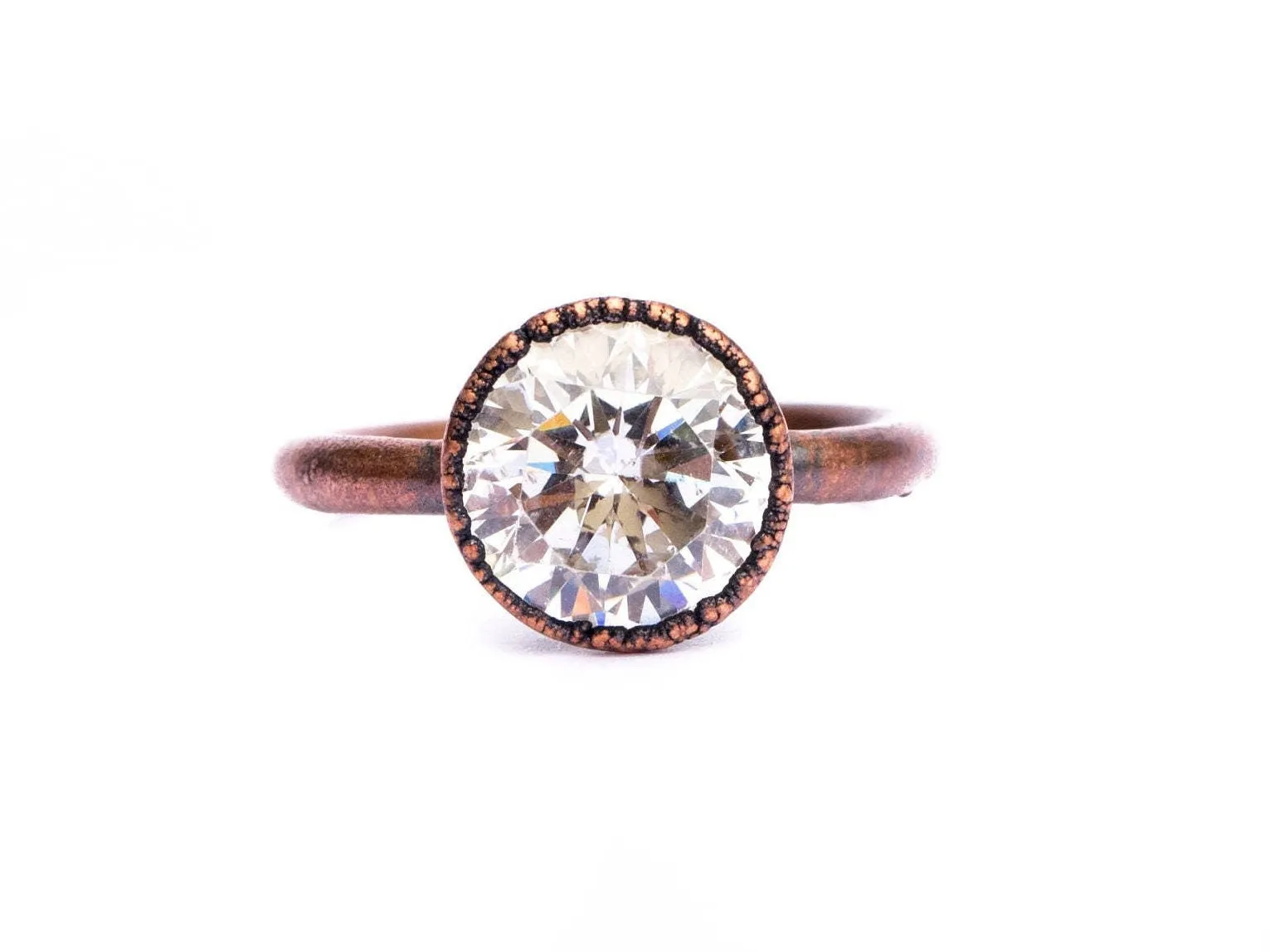 Cubic zirconia ring | Cubic zirconia crystal ring