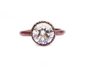 Cubic zirconia ring | Cubic zirconia crystal ring