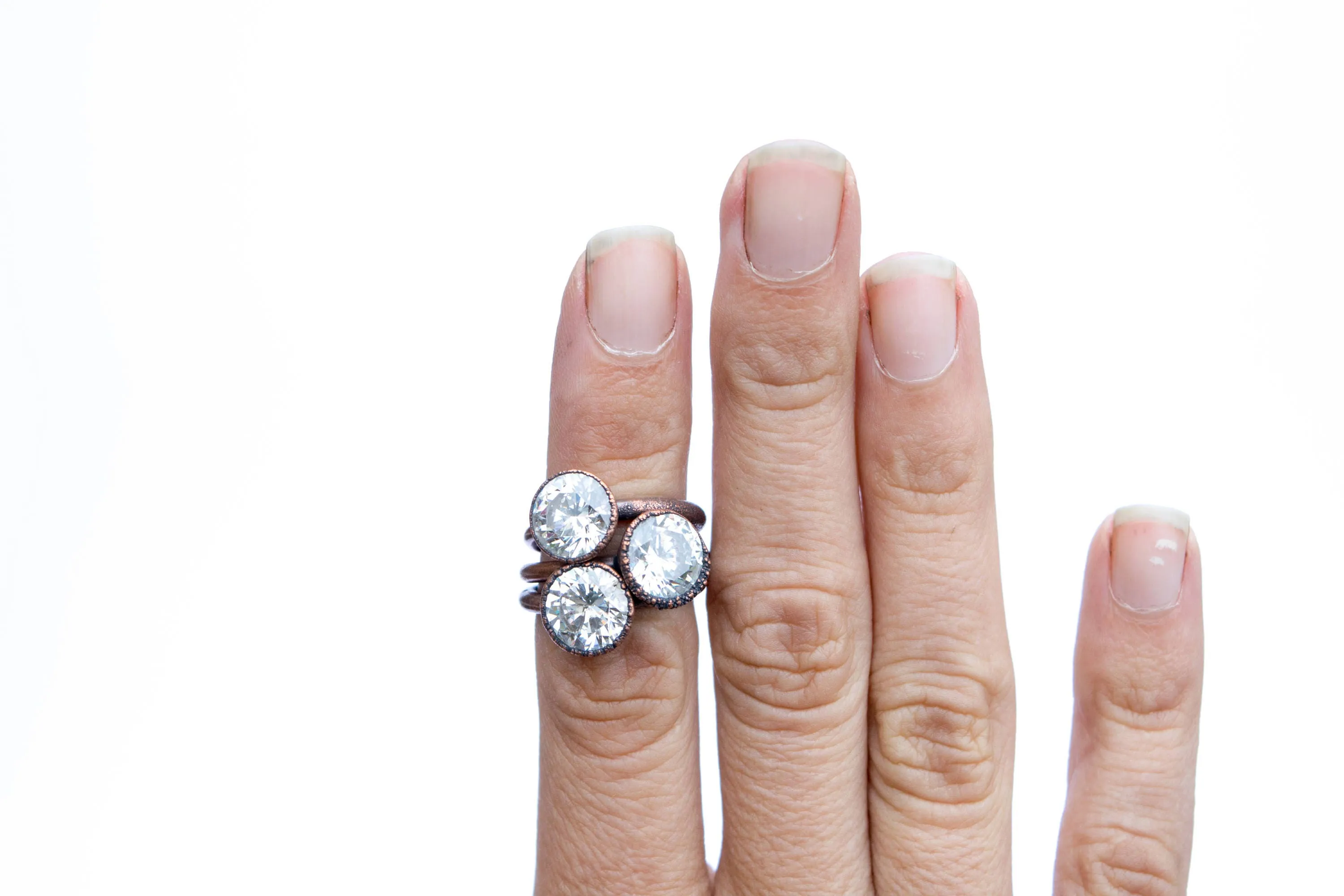 Cubic zirconia ring | Cubic zirconia crystal ring