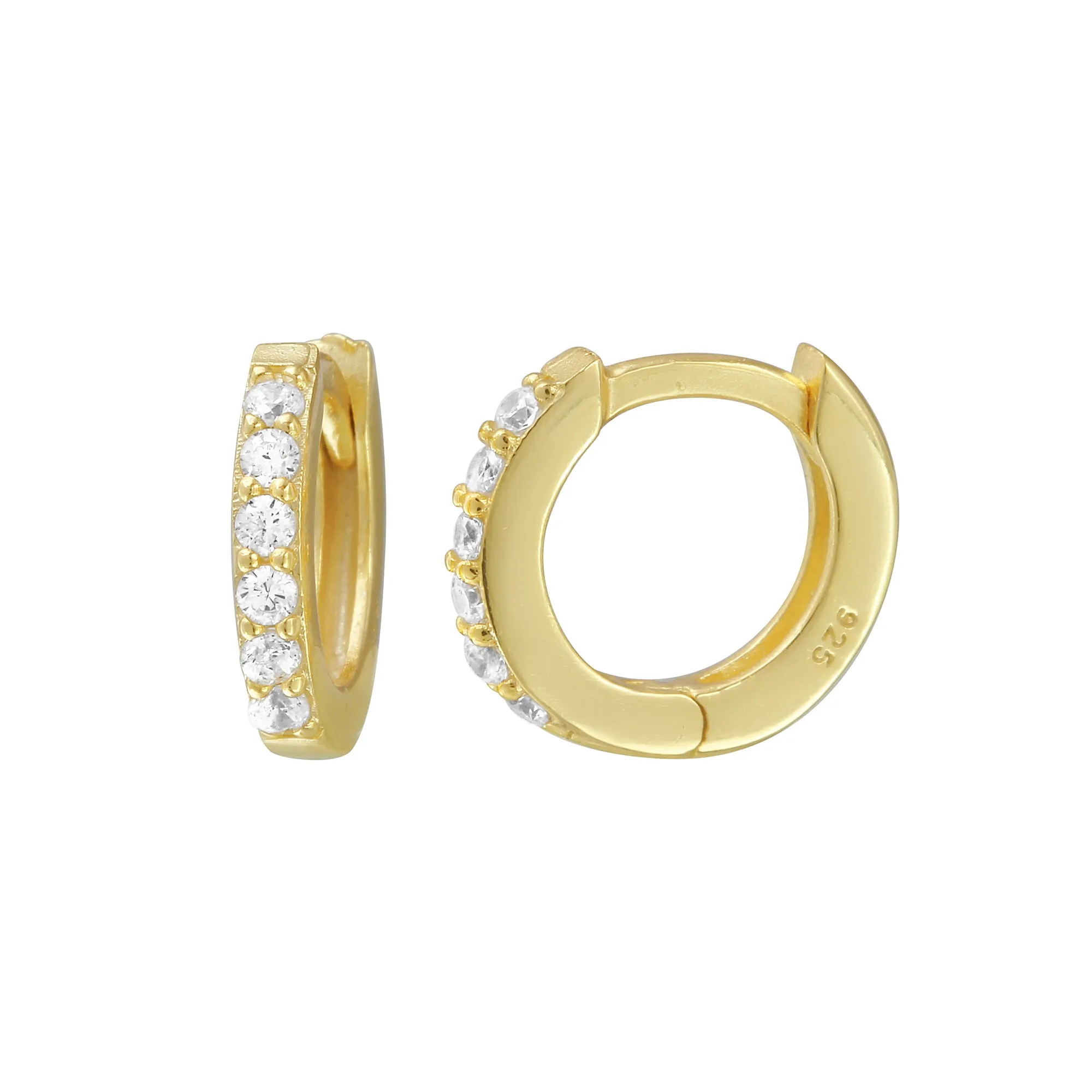 CZ Extra Mini Hoops Earrings