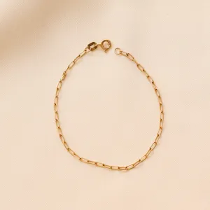 Dainty Paperclip Bracelet