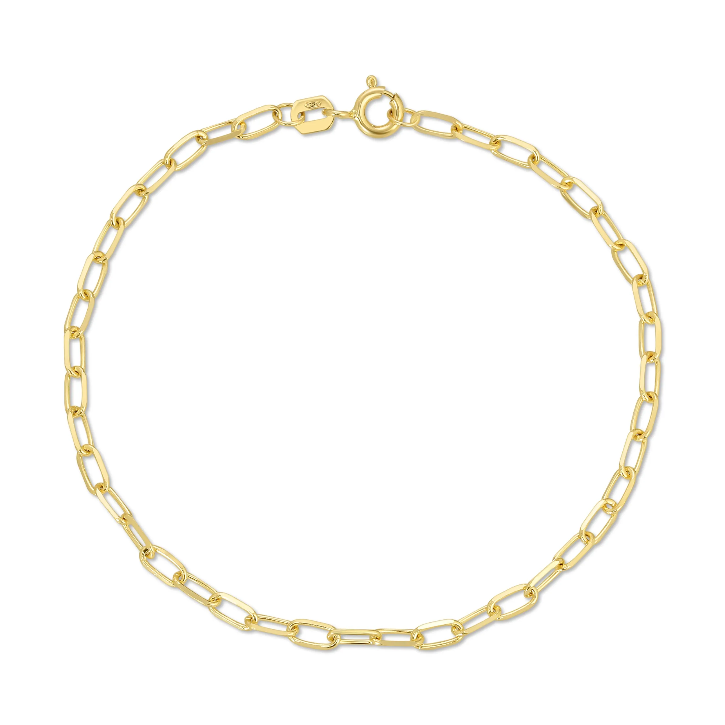Dainty Paperclip Bracelet