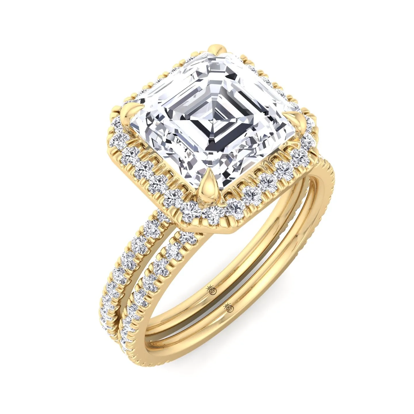 Davie - Matching Pave Wedding Band (0.34 CT)