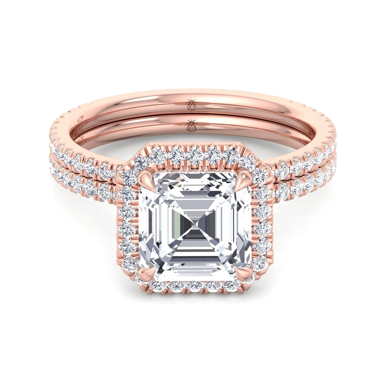 Davie - Matching Pave Wedding Band (0.34 CT)