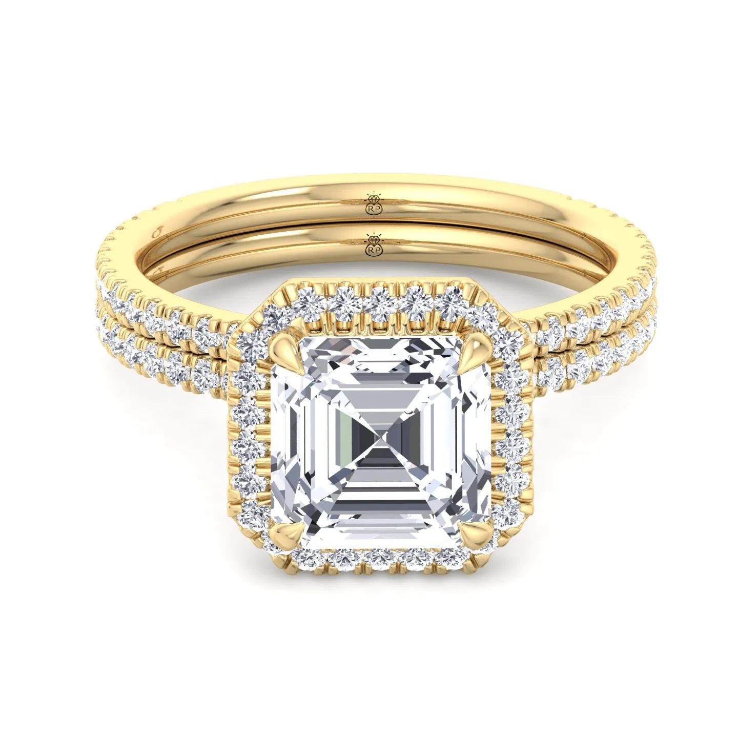 Davie - Matching Pave Wedding Band (0.34 CT)