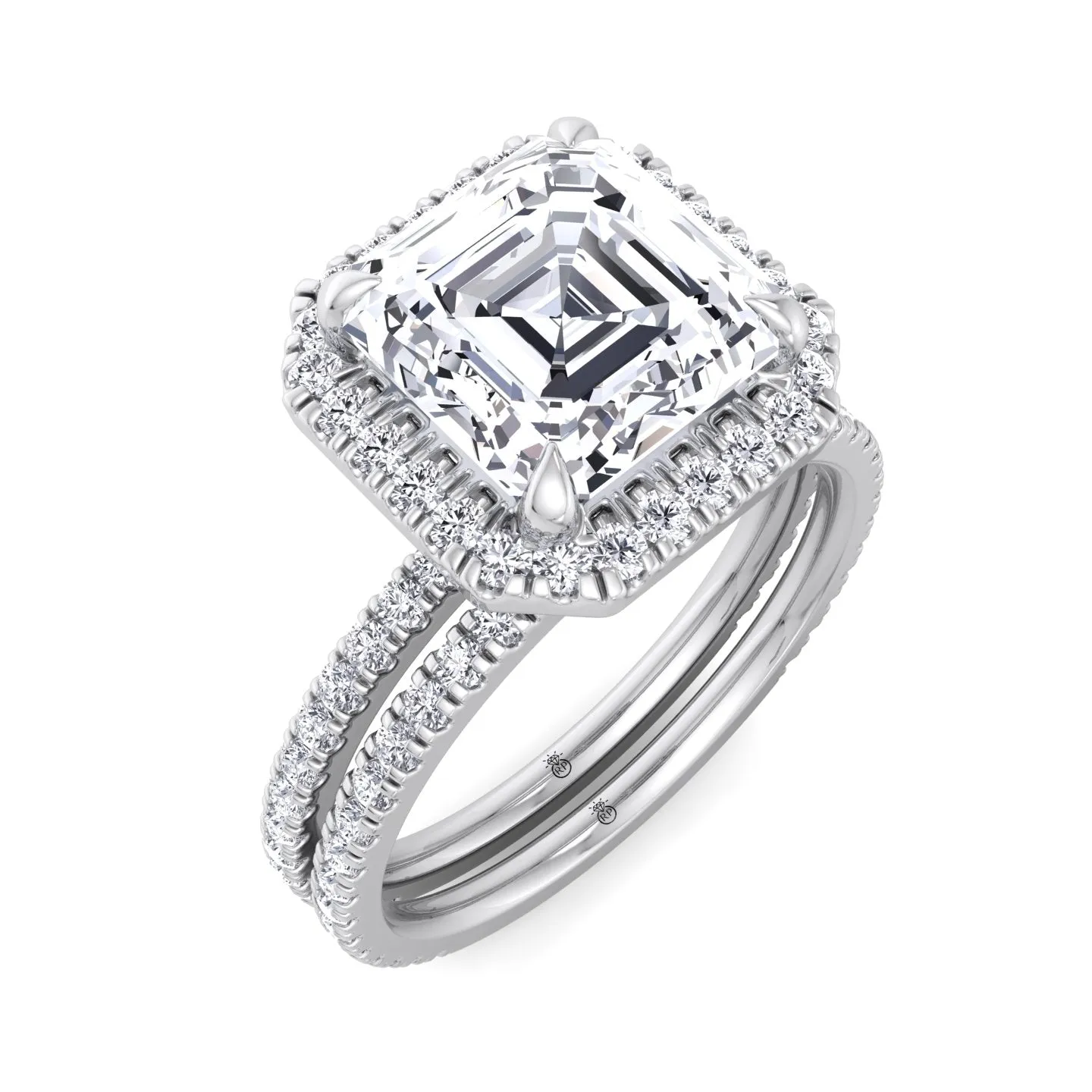 Davie - Matching Pave Wedding Band (0.34 CT)