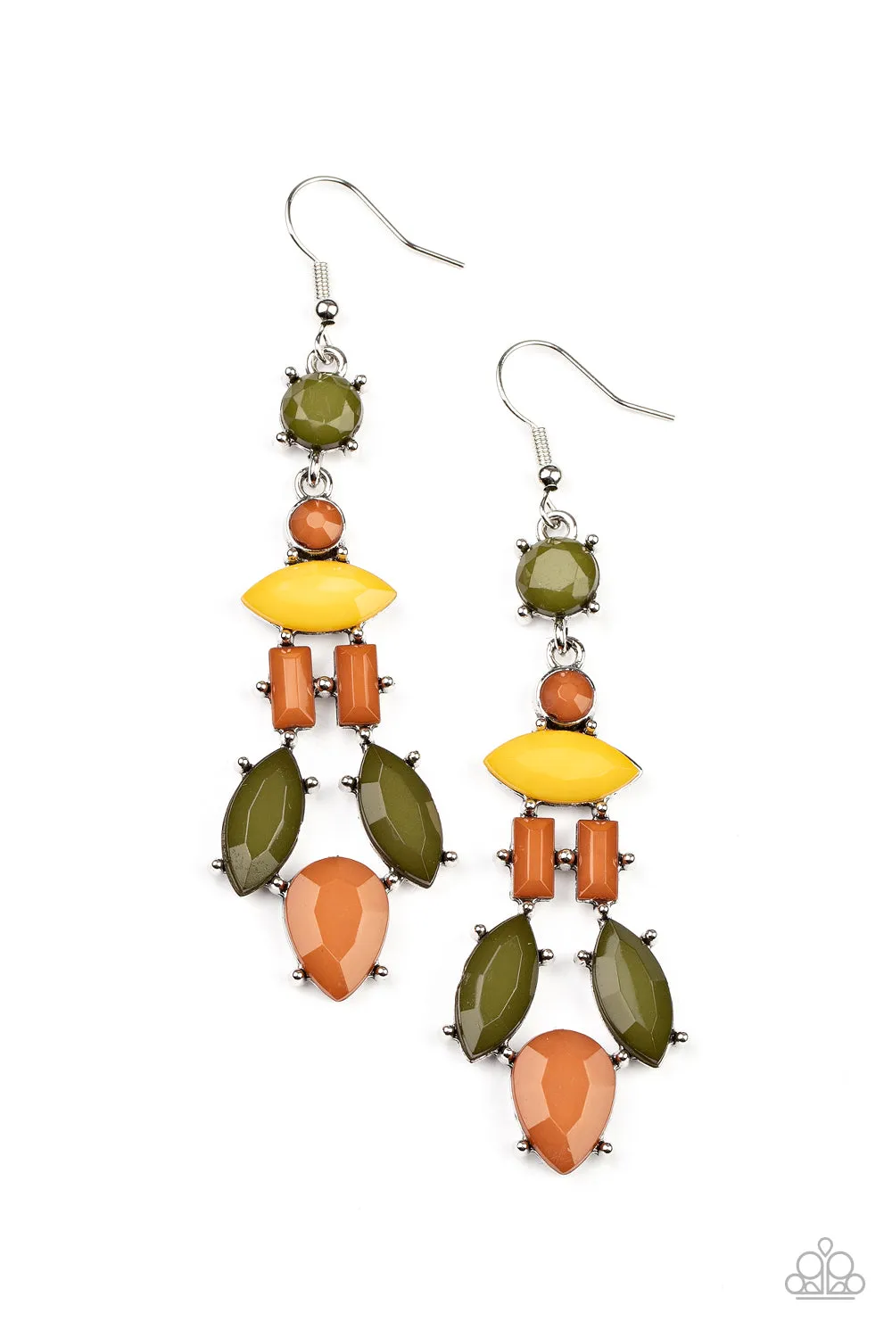 Earrings Visually Vivacious - Multi E267