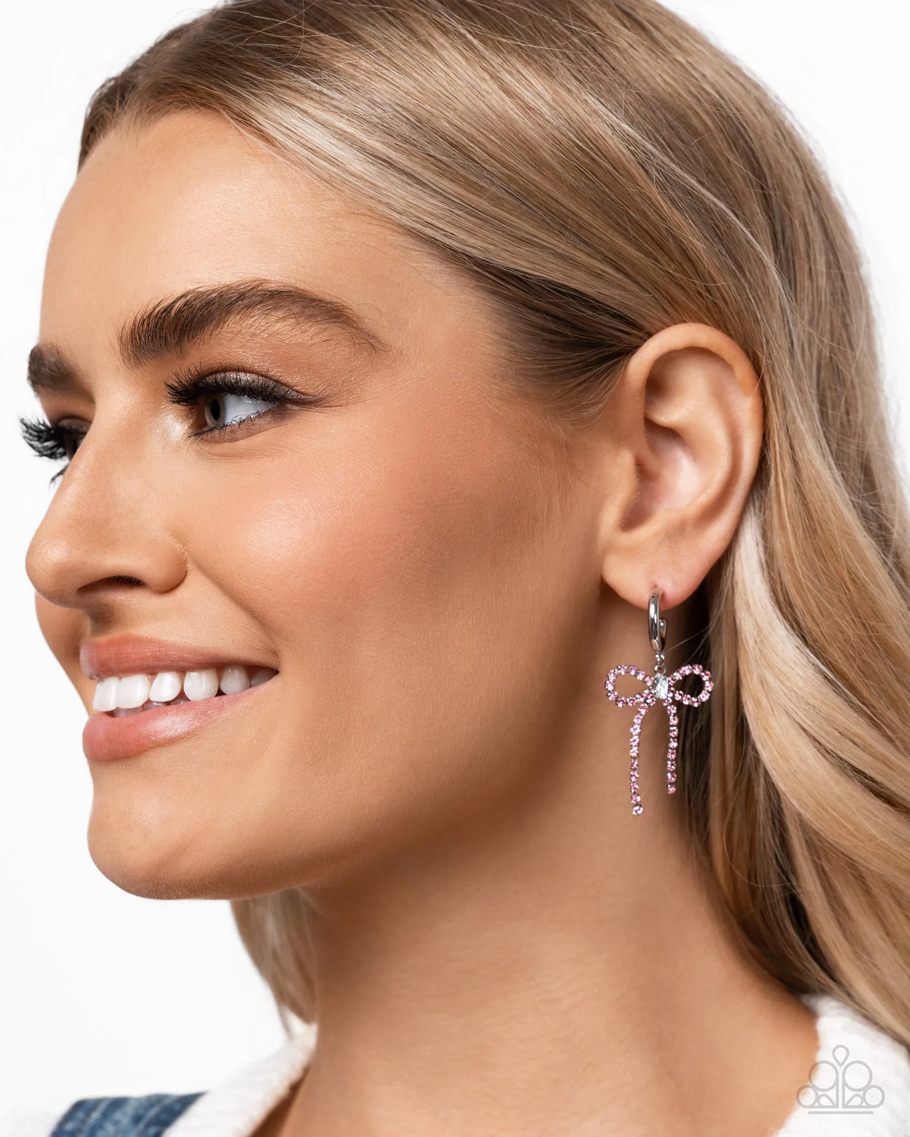 Earrings Whispering Whimsy - Pink