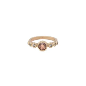Elowyn - Zircon & Diamond Ring