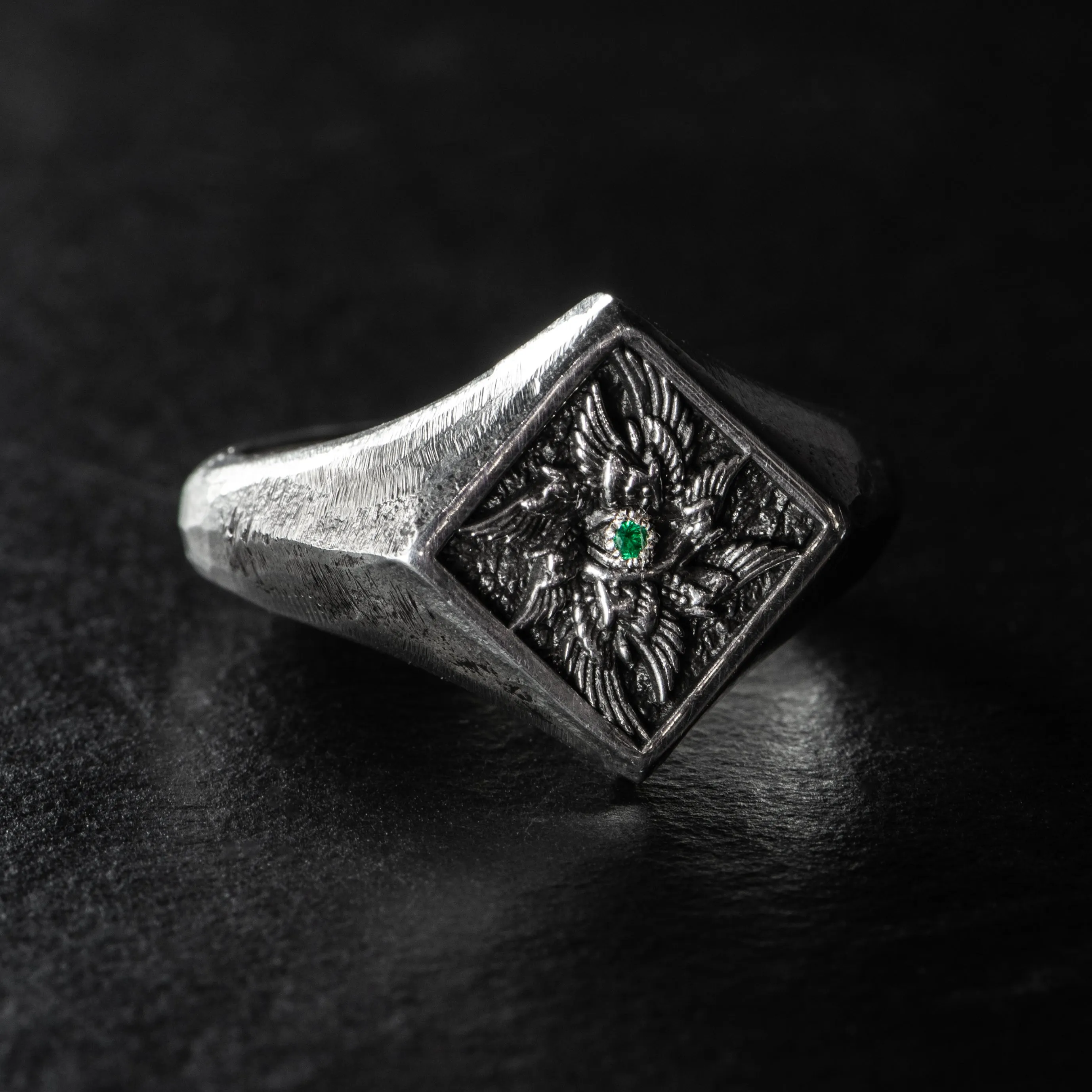 Emerald Signet Ring - SERAPHIM