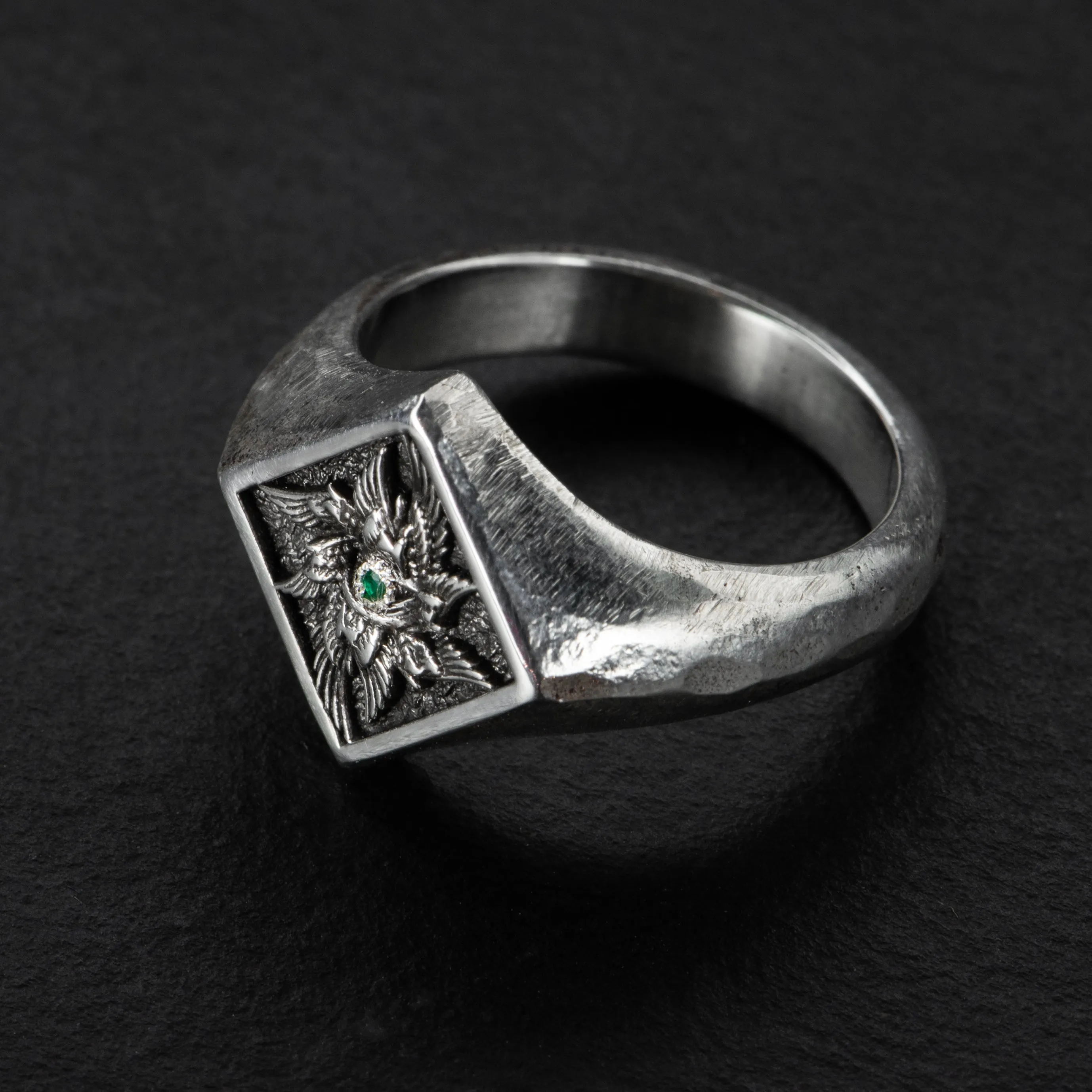 Emerald Signet Ring - SERAPHIM