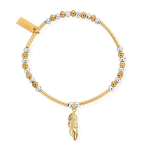 Filigree Feather Bracelet - Gold & Silver - GMBSBNH1089