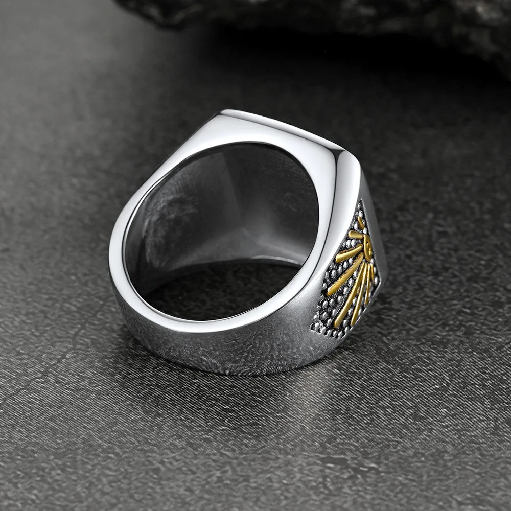 Flash Sale Masonic Freemason Stainless Steel Ring For Men