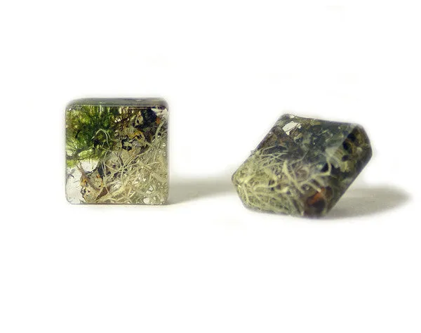Forest Mix Resin Earrings