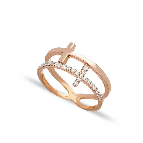 Golden Sunbeam Ring - Sterling Silver