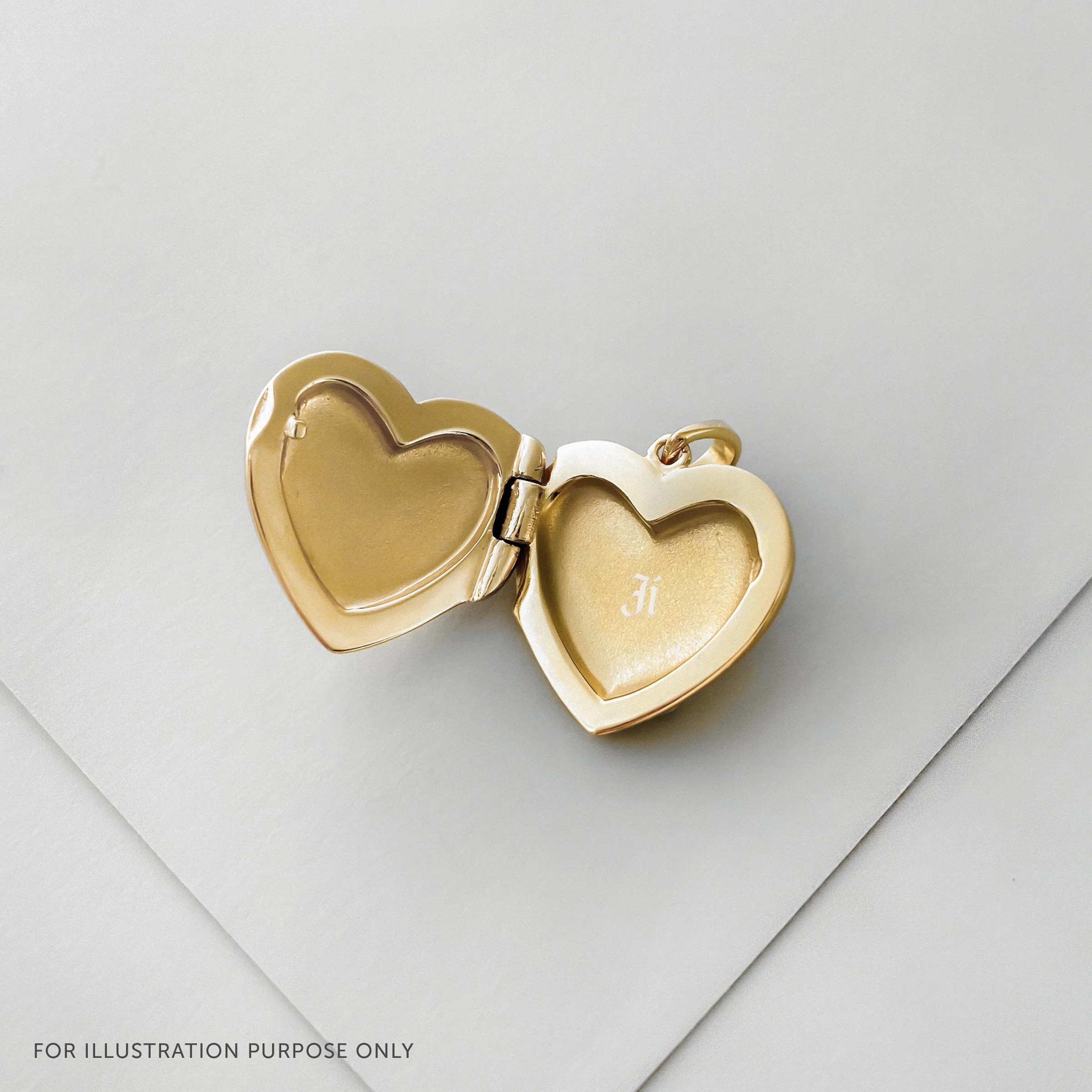 Heart 14K Gold Vermeil Locket Pendant