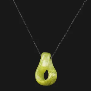 Jade Infinity Loop Necklace - Elegant Symbol of Love for Special Occasions. Impressive Visuals. Perfect Gift Mobius Triangle Jade necklace