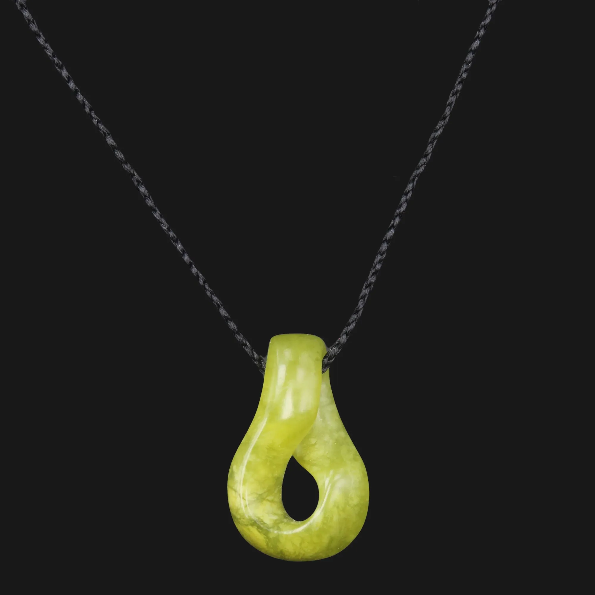 Jade Infinity Loop Necklace - Elegant Symbol of Love for Special Occasions. Impressive Visuals. Perfect Gift Mobius Triangle Jade necklace