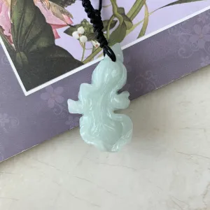 Jadeite Jade Cabbage Wealth and Prosperity Necklace, YW-0110-1646516034