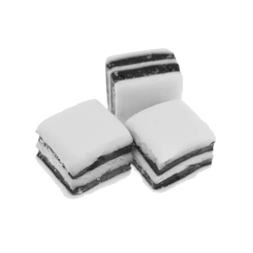 King Regal Black & White Liquorice Mints - 1kg