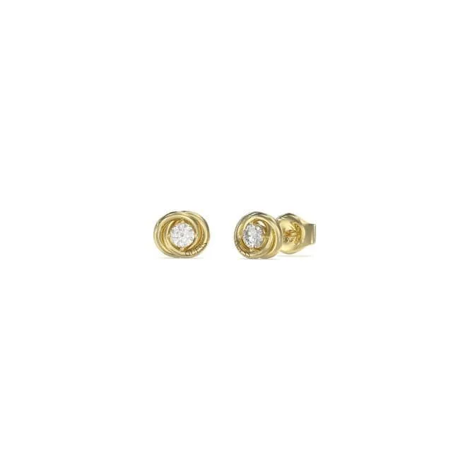 Ladies 8mm Perfect Links Stud Earrings UBE04065YG