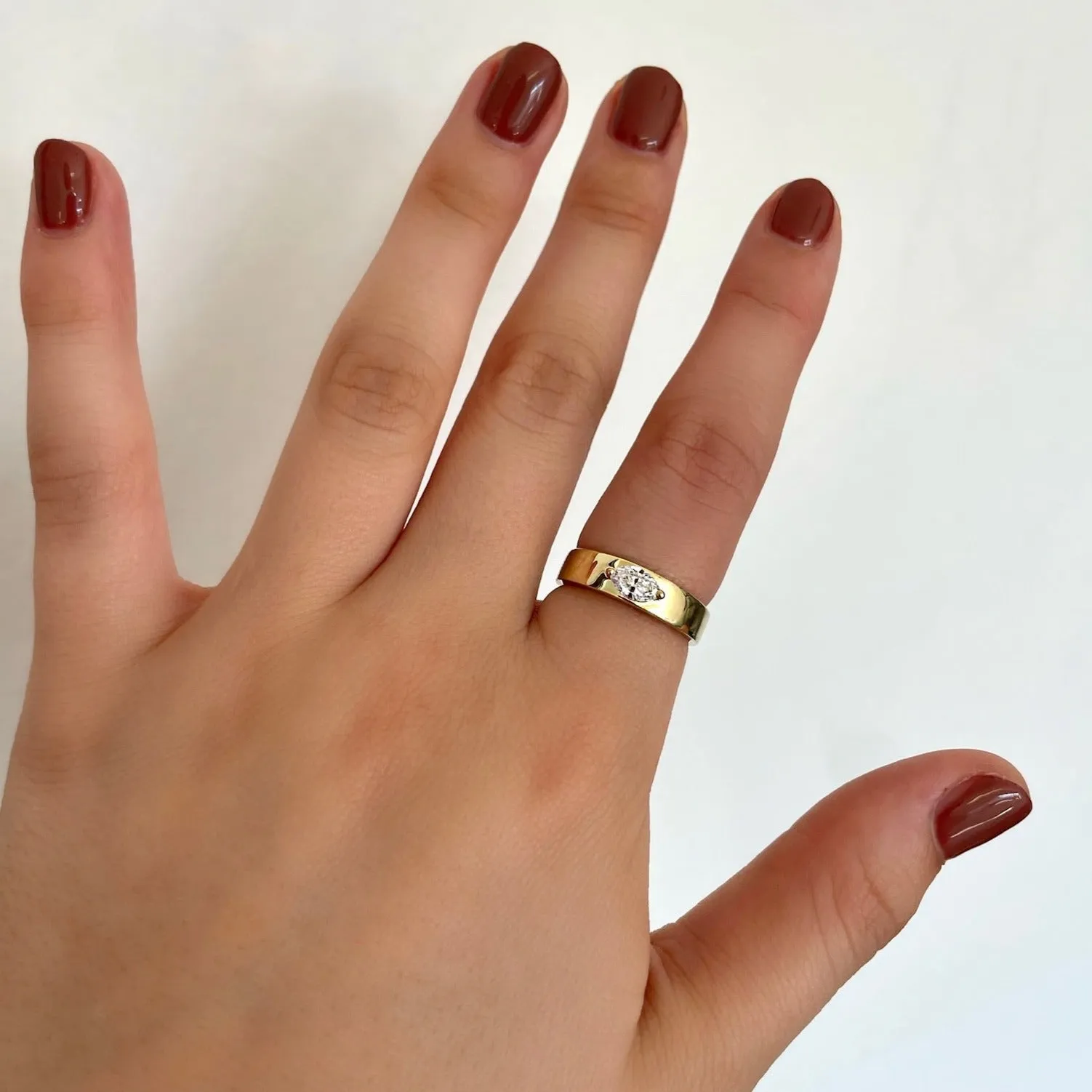 Marquise Solitaire Ring