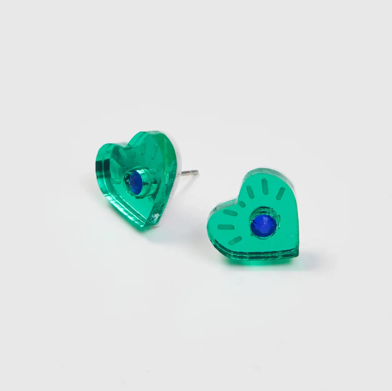 Martha Jean Eye Heart Studs