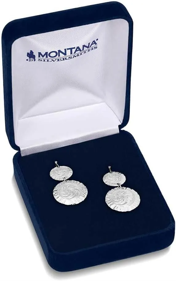 Montana Silversmiths Sundance Conchos Earrings - ER5813SV