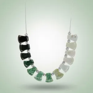 Multicolored Axe Necklace