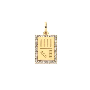 NANTUCKET Postcard Charm